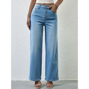 Everyday the Label Wide Leg Jeans Women Light Blue